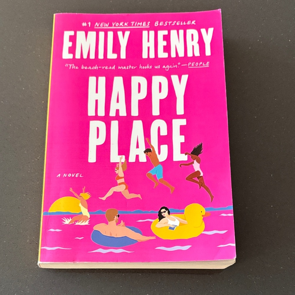 Happy Place by Emily Henry - Pink Cover